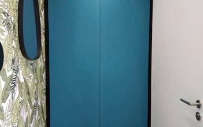 Placard sur mesure au couleur du bleu turquoise