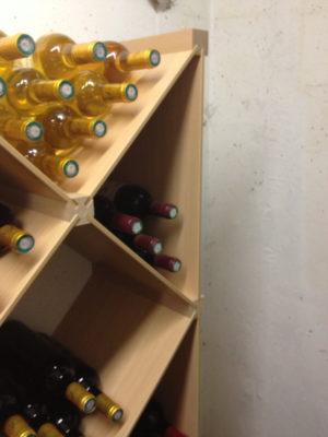 Cave à vin Kubavin® finition sans toit demandé par le client