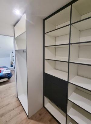 Dressing wengé blanc lisse