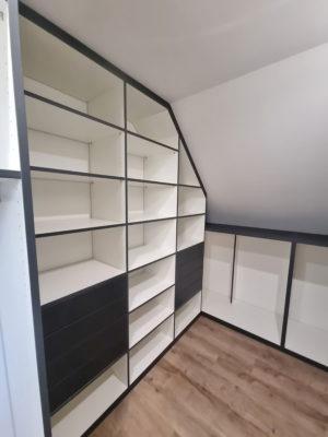 dressing wengé blanc lisse