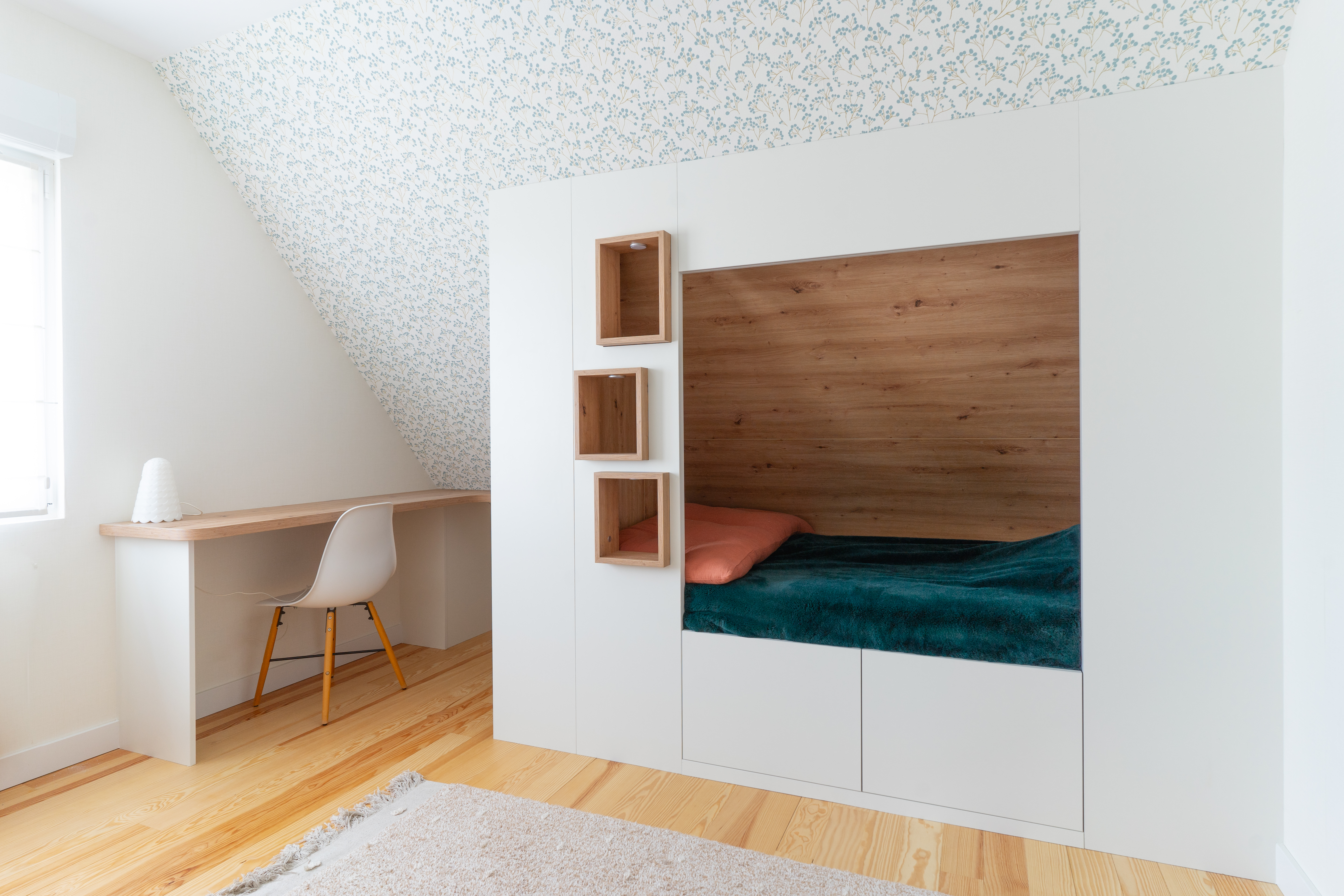 AMENAGEMENT ORIGINAL D’UNE CHAMBRE A COUCHER ENFANT