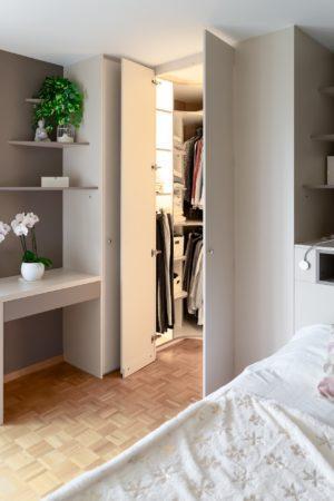 Agencement bureau – dressing – tête de lit